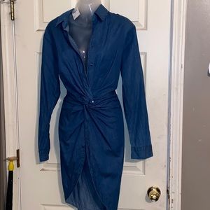 Fashion Nova Chambray shirt dress